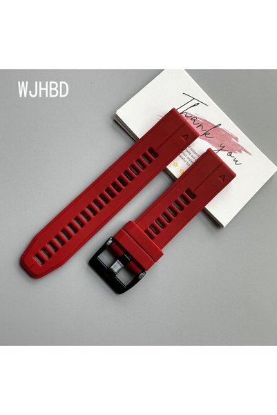 Choice 26mm QuickFit style2 Red 22MM 26MM Official Silicone Strap for Garmin ...