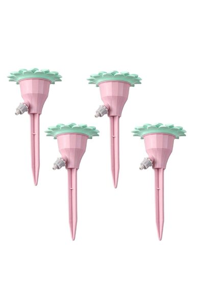 DAMUR Innovation irrigation dripper set with valve, flower design, adjustable...