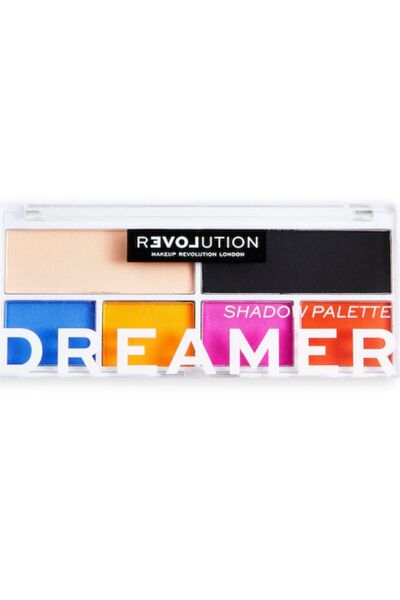 Revolution Paletă de farduri de ochi Makeup Dreamer – 6 culori vibrante, pigm...