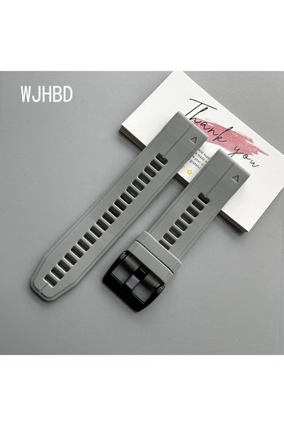 Choice 26mm QuickFit style2 Gray 22MM 26MM Official Silicone Strap for Garmin...