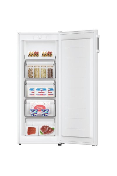 Candy Κάθετος καταψύκτης CUQS 513EWH, 163 l, Κατηγορία E, 4 συρτάρια, Υ 170,5...