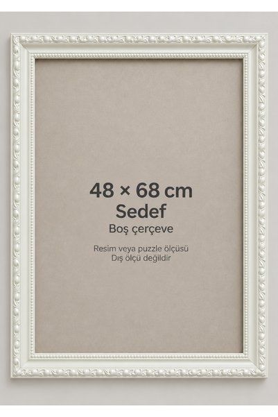 Atlas Sanat Galerisi 32B Desenli PVC’li Resim ve Puzzle Çerçevesi 48×68 cm