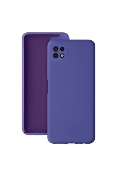 DAMUR Иновативен защитен калъф за Samsung A22 5G от течен силикон лилав