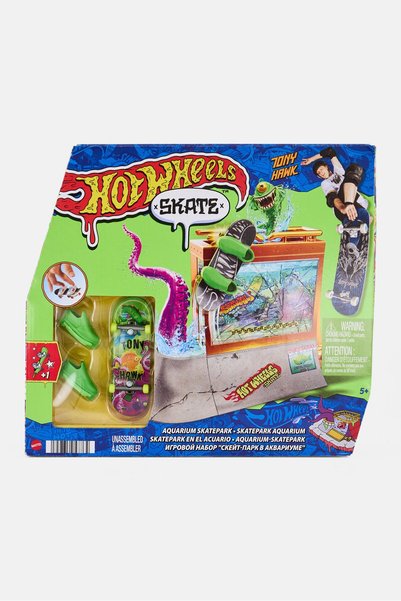 mattel Hot Wheels Skate Aquarium Skatepark Playset