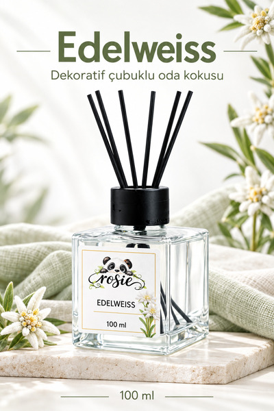Rosie Edelweiss Çubuklu Oda Kokusu ve Oda Kumaş Spreyi 250 ml