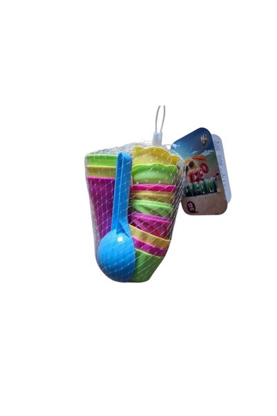 OEM Set de jucării de plajă cu înghețată – 13 piese, găleată cu accesorii de ...