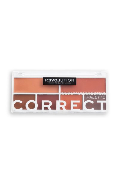 Revolution Makeup Correct Face Corrector Palette – 6 Colors, Imperfection Cor...