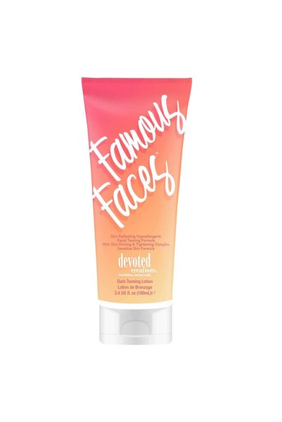 Devoted Creations Loțiune solară Famous Faces pentru bronzare rapidă, tonifie...