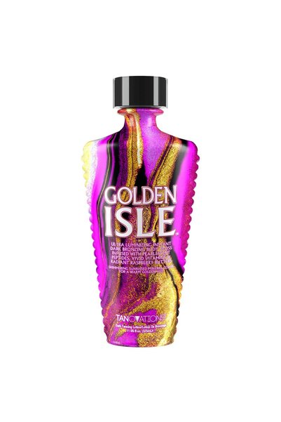 Ed Hardy Loțiune ultra-luminizantă cu sclipiri Golden Isle pentru solarium, p...