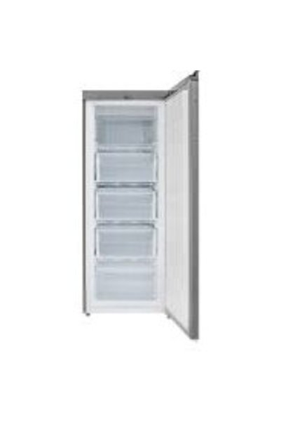 Daewoo Κάθετος καταψύκτης FZ-160MEX, 160 l, Κλάση E, 5 θήκες, Υ 143,5 cm, Inox