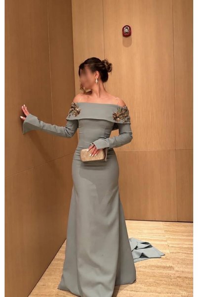 Lumiva فستان سهره فاخر