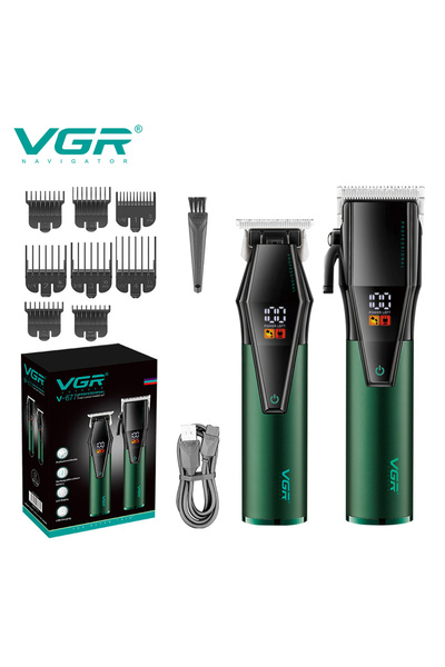 Choice 677 USB VGR 677 Hair Trimmer Professional Hair Clipper Set Electric Ha...