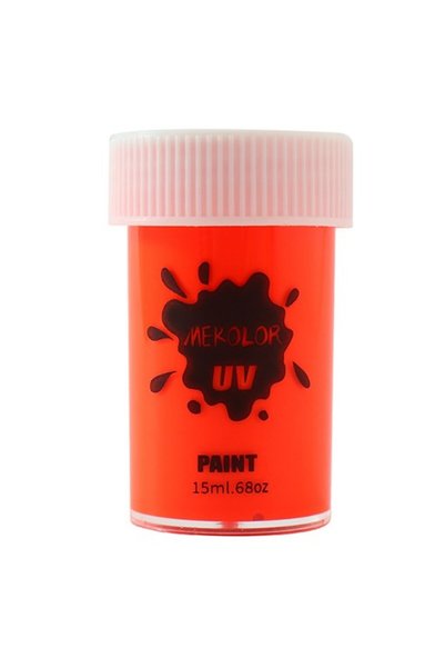 Generic Brand Face and Body Paint, with UV Glow Pigment, 15 ml, Red