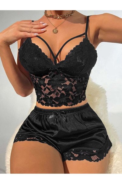 Sheya Pajama set, black