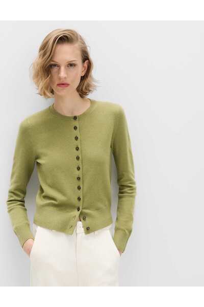 Marks & Spencer Cardigan scurt cu guler rotund din fir aerisit