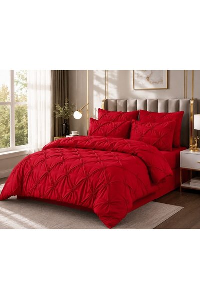 JOJO HOME Double Bed Linen, Fitted Sheet, Jojo Home, Finet, 6 pieces, 2 perso...