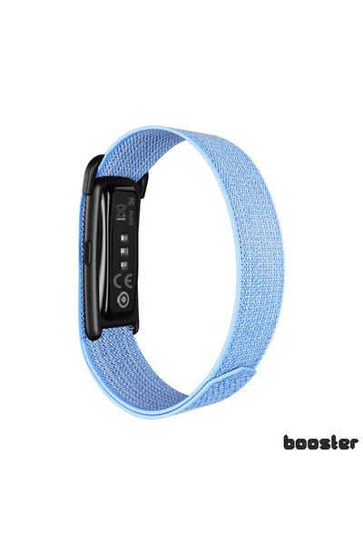 Booster Electronics Brățară inteligentă Booster Pulse, Fără ecran, Puls, SpO₂, Somn, Pași, calorii, 170+ moduri sport, Autonomie 20–30 zile, Bluetooth 5.2, Android/iOS, QWatch Pro, Curea nylon, Încărcare magnetică, 1 ATM