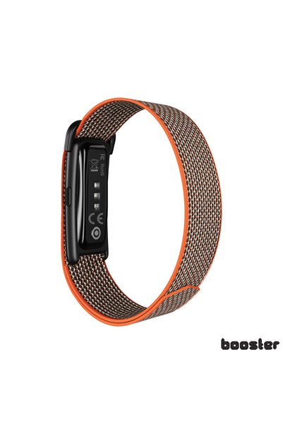 Booster Electronics Brățară inteligentă Booster Pulse, Fără ecran, Puls, SpO₂, Somn, Pași, calorii, 170+ moduri sport, Autonomie 20–30 zile, Bluetooth 5.2, Android/iOS, QWatch Pro, Curea nylon, Încărcare magnetică, 1 ATM