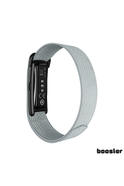 Booster Electronics Brățară inteligentă Booster Pulse, Fără ecran, Puls, SpO₂, Somn, Pași, calorii, 170+ moduri sport, Autonomie 20–30 zile, Bluetooth 5.2, Android/iOS, QWatch Pro, Curea nylon, Încărcare magnetică, 1 ATM