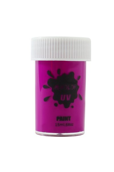 Generic Brand Face and Body Paint, with UV Glow Pigment, 15 ml, Purple