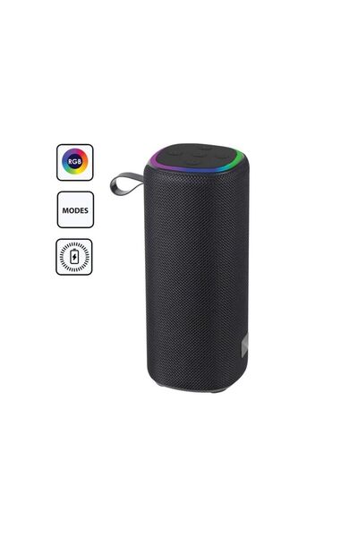 Jumbo Boxa Bluetooth Neagra RGB LED & Radio 10W
