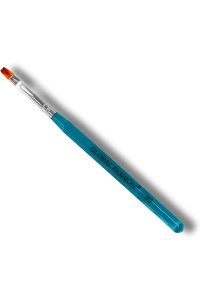 GLOBAL FASHION Professional Flat Nail Brush for UV Gel Polish - Create Stunni...