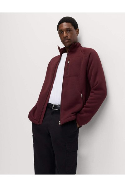Marks & Spencer Pulover din fleece cu guler funie și fermoar