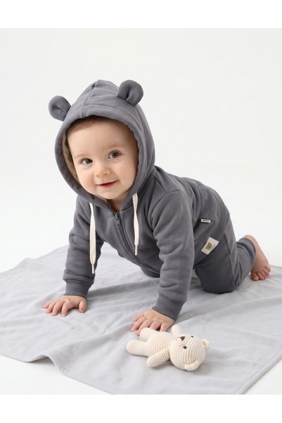 MiniKids Trening de vară, Popolin Kid Bear, gri