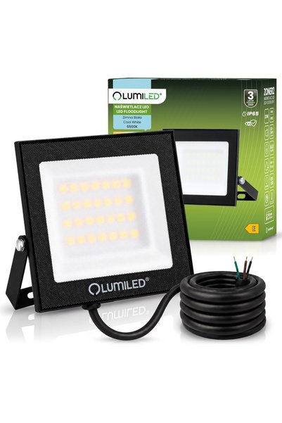 Lumiled Proiector LED ZONER2 20W 2000lm 6500K IP65 Negru
