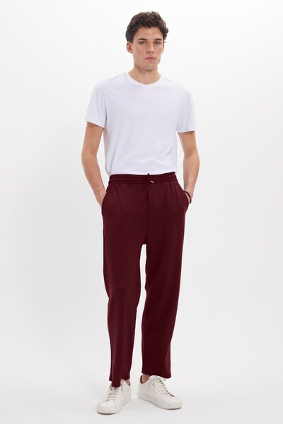 Tudors Erkek Baggy Fit Rahat Kesim Modal Kumaş Soft Doku Beli Bağcıklı Yan Ce...