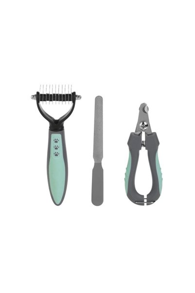 Jumbo Kit Ingrijire PET cu Perie Unghiera & Pila