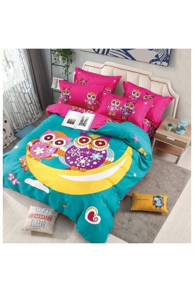 JOJO HOME Σετ κλινοσκεπασμάτων διπλού κρεβατιού, Jojo Home, 3D εκτύπωση, Κουκ...