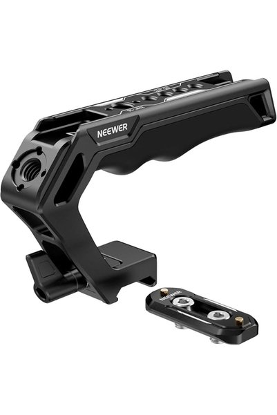 NEEWER Top Handle and NATO Rail Kit, Comfort Silicone Grip with Quick Release...