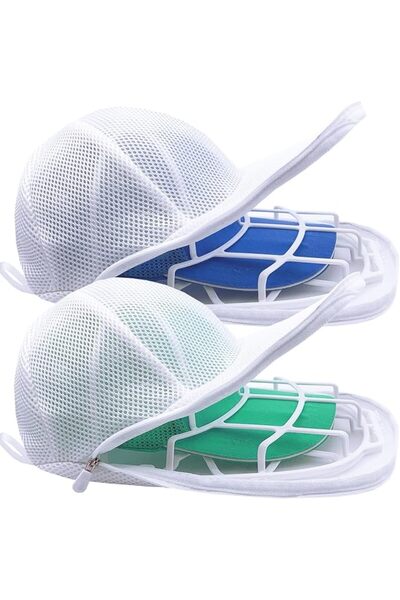 GENERAL Hat Washer Cage for Washing Machine, Cap Washer with Mesh Bags Baseba...