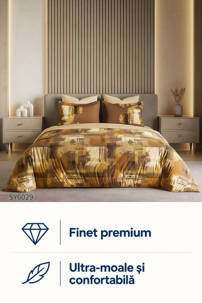 Frasin Select Lenjerie pat dublu, finet premium, Ultra-moale si confortabilã,...