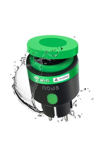 Nous A6M outdoor smart socket, Matter Wi-Fi, 16 A, 3680 W, IP44