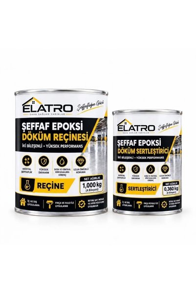 Epoksi Döküm Reçine Çift Bileşenli