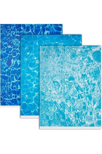 TERRIFI Water Ripple Stickers, Pearlescent Self Adhesive Texture Decals for M...