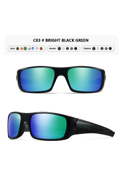 Choice ONE SIZE SSKP0870-C03 AIELBRO Sunglasses for Men Women Protection Spor...