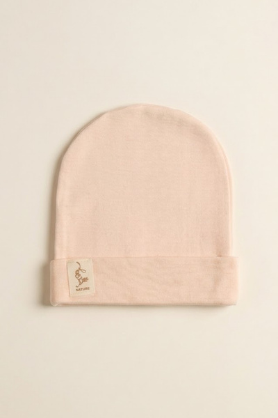 LOGO AKSESUAR Unisex Baby 100% Cotton Interlock Beanie with "Nature" Print, 0...
