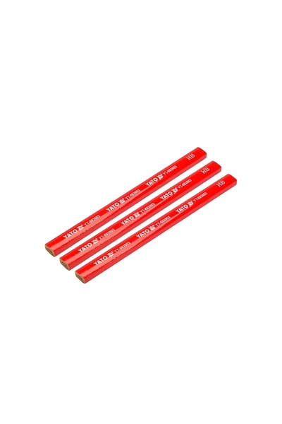 yato Конструкторски моливи YT692603 HB 175 мм черни комплект от 3 броя
