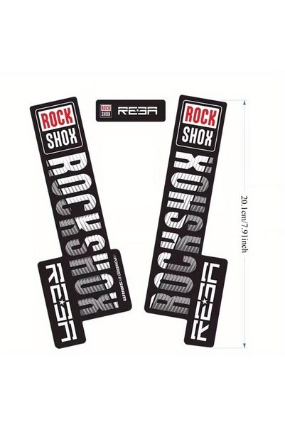 Choice 3PCS Spool & Logo Stickers Set For 2020 RO/SHOX REBA RL Front Fork MTB...