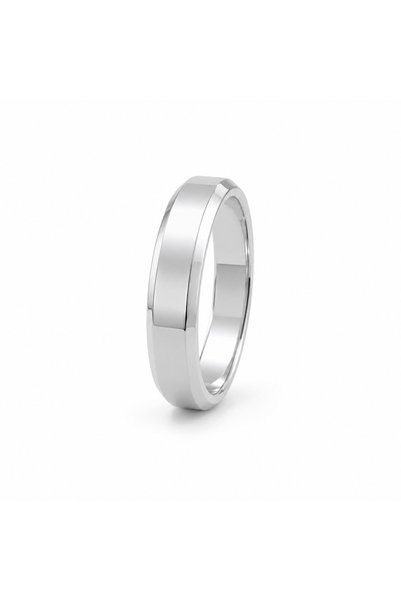 VGDSilver 4 mm 925 Ayar Kibrit Çöpü Modeli Unisex Alyans