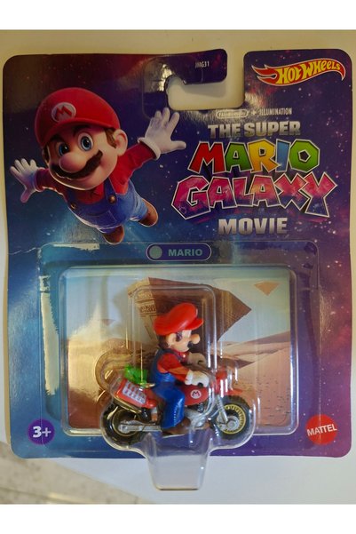 HOT WHEELS Super Mario Galaxy Movie Serisi - Mario Motosiklet Figür Araç