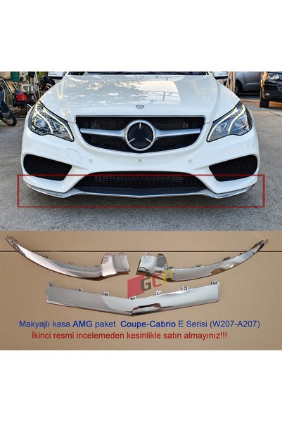 GCP German Car Parts E250 AMG Front Bumper Chrome-Plated Trim Strip W207 C207...