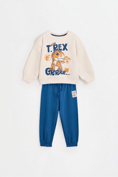 LEFTIES ERKEK ÇOCUK & BEBEK Jurassic World ©Universal felpa sweatshirt ve pan...