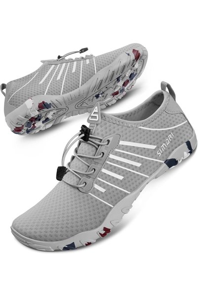 OtherMax Pantofi Acvatici Înot Antiderapanți Uscare Rapidă Elastici Gri 42 EU
