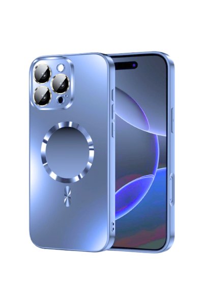 GrandMobile Husa iPhone 12, MagSafe, sticlă AG, rezistentă la șocuri - protec...