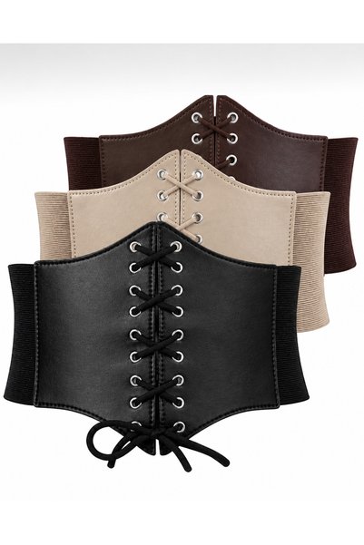 modaes butik 3-Piece Corset Belt Set