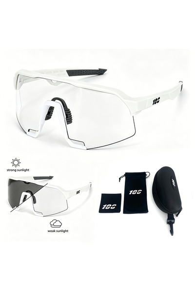 Choice Photochromic goggles Bicycle Photochromic Sunglasses UV400 HD Lens MTB...